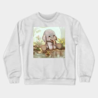 Baby elephant Crewneck Sweatshirt